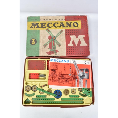 178 - A QUANTITY OF ASSORTED TOYS AND GAMES, to include boxed Meccano No.3 set from the red and green era,... 