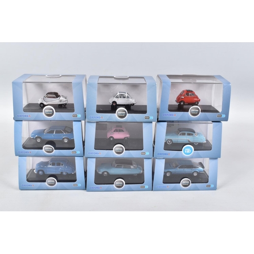 188 - THIRTY FIVE BOXED DIECAST 1:76 SCALE OXFORD MODEL VEHICLES AND ONE OTHER, to include a boxed Landrov... 