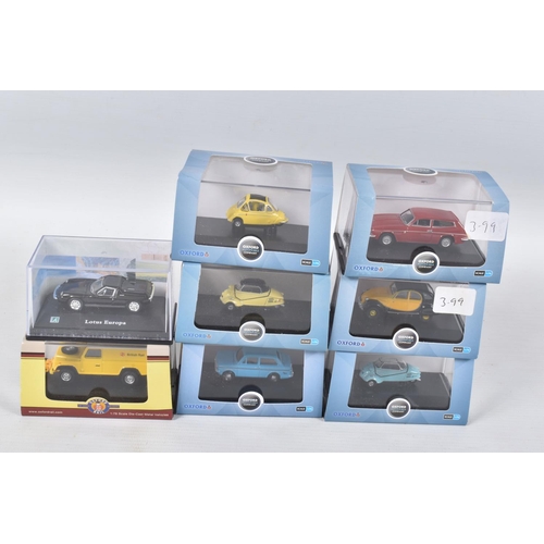 188 - THIRTY FIVE BOXED DIECAST 1:76 SCALE OXFORD MODEL VEHICLES AND ONE OTHER, to include a boxed Landrov... 