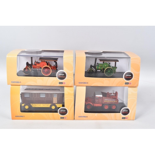 190 - TWO BOXES CONTAINING A SELECTION OF 1:76 SCALE OXFORD DIECAST VEHICLES, Oxford models to include mod... 