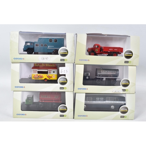 190 - TWO BOXES CONTAINING A SELECTION OF 1:76 SCALE OXFORD DIECAST VEHICLES, Oxford models to include mod... 