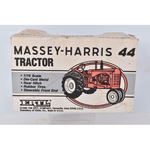 198 - FIVE BOXED ERTL DIECAST TRACTOR MODELS, 1/16 scale, Case 'Vac' Tractor, No.632, Farmall Cub Tractor,... 