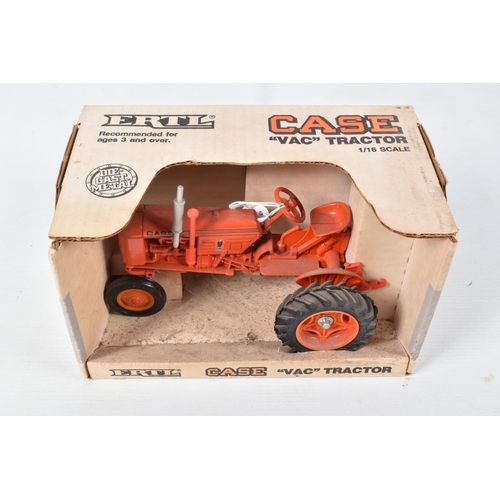 198 - FIVE BOXED ERTL DIECAST TRACTOR MODELS, 1/16 scale, Case 'Vac' Tractor, No.632, Farmall Cub Tractor,... 