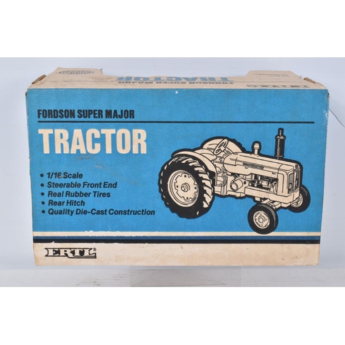 198 - FIVE BOXED ERTL DIECAST TRACTOR MODELS, 1/16 scale, Case 'Vac' Tractor, No.632, Farmall Cub Tractor,... 