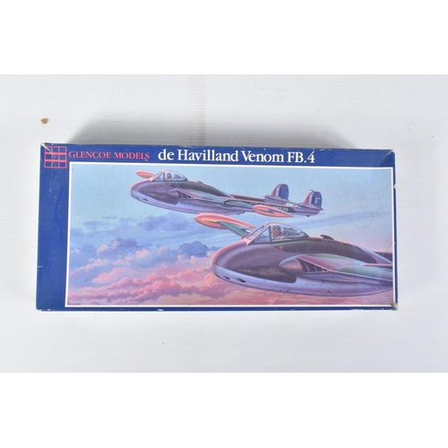 205 - ELEVEN UNBUILT BOXED MODEL AIRCRAFT KITS, made up of Eight 1:72 scale Frog models to include, a Vamp... 