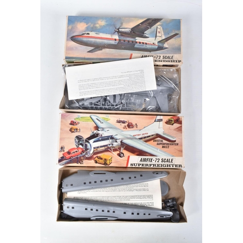 207 - TEN BOXED UNBUILT MODEL AIRCRAFT KITS, to include an academy Hobby Model Kits 1:48 scale Hawker Hunt... 