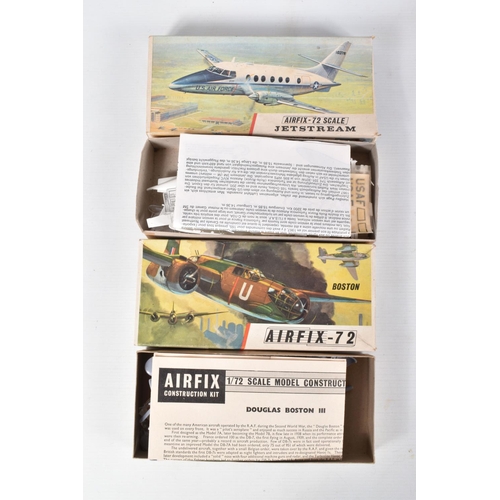 207 - TEN BOXED UNBUILT MODEL AIRCRAFT KITS, to include an academy Hobby Model Kits 1:48 scale Hawker Hunt... 