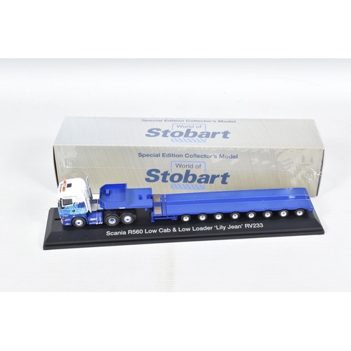 215 - SEVEN BOXED AND ONE UNBOXED MODEL EDDIE STOBART AND GUINNESS VEHICLES, the first a Corgi Eddie Stoba... 