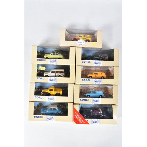 221 - SIXTEEN BOXED CORGI CLASSICS DIECAST VEHICLES, to include a Commercials Foden Tanker & Bedford O ser... 