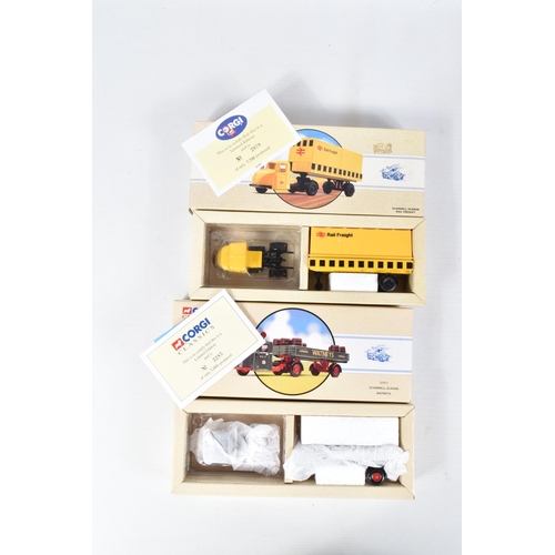 221 - SIXTEEN BOXED CORGI CLASSICS DIECAST VEHICLES, to include a Commercials Foden Tanker & Bedford O ser... 