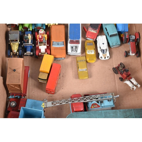 234 - A QUANTITY OF UNBOXED AND ASSORTED PLAYWORN DIECAST VEHICLES, to include Dinky Supertoys Foden Flat ... 