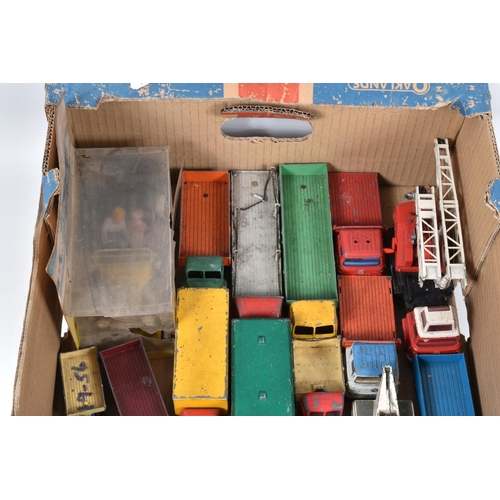 234 - A QUANTITY OF UNBOXED AND ASSORTED PLAYWORN DIECAST VEHICLES, to include Dinky Supertoys Foden Flat ... 