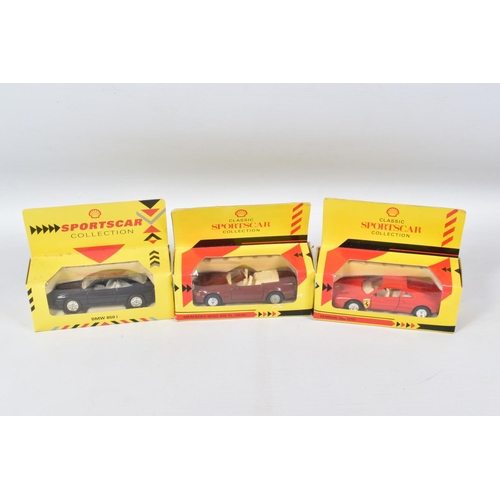 235 - A QUANTITY OF BOXED DIECAST VEHICLES, to include four of Maisto Supercar Models, some of these are a... 