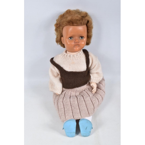 244 - A COLLECTION OF MID 20TH CENTURY PEDIGREE HARD PLASTIC AND VINYL DOLLS, assorted types and sizes, al... 