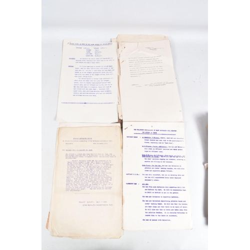 543 - A VAST ARCHIVE OF ORIGINAL WORLD WAR ONE LETTERS, DOCUMENTS AND TRAINING MANUALS, this archive is ma... 