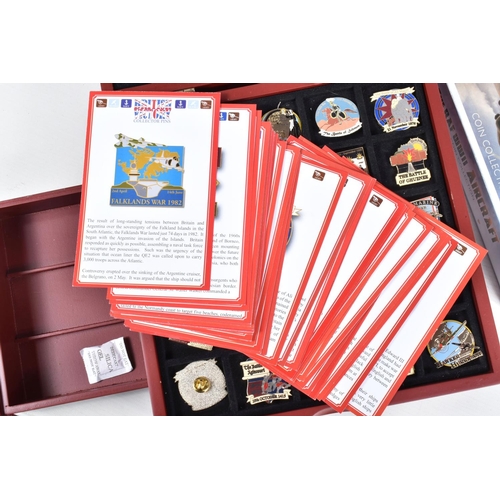 545 - TWO BOXED SETS OF MODERN MILITARY COLLECTABLES, these include a limited edition box of twelve Westmi... 