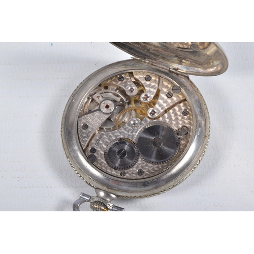 29 - TWO POCKET WATCHES, to include a manual wind, open face pocket watch, bi-colour plated case, dial si... 