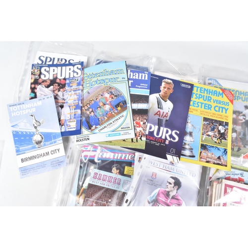 90 - A COLLECTION OF PREMIER LEAGUE FOOTBALL CLUB PROGRAMMES APPROXIMATELY 100 OVER VARIOUS DECADES, to i... 