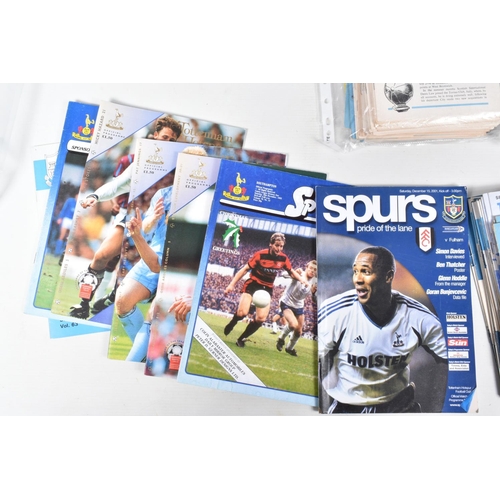 90 - A COLLECTION OF PREMIER LEAGUE FOOTBALL CLUB PROGRAMMES APPROXIMATELY 100 OVER VARIOUS DECADES, to i... 