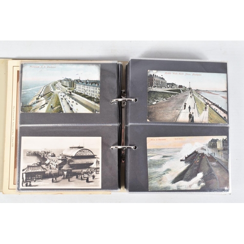 417 - FIVE POSTCARD ALBUMS OF BLACKPOOL each containing approximately 150-200 cards per album, the albums ... 