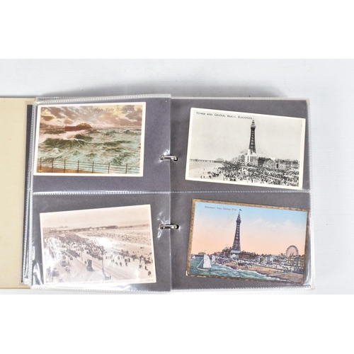 417 - FIVE POSTCARD ALBUMS OF BLACKPOOL each containing approximately 150-200 cards per album, the albums ... 