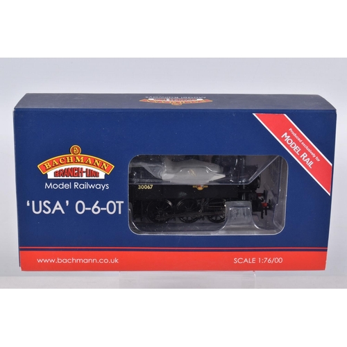 357 - A BOXED OO GAUGE BACHMANN BRANCHLINE MODEL RAILWAY LOCOMOTIVE USA Tank 0-6-0T no. 30067 in BR Black ... 