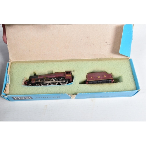 370 - A QUANTITY OF BOXED AND UNBOXED N GAUGE LOCOMOTIVES, to include Peco Jubilee class, renamed and numb... 