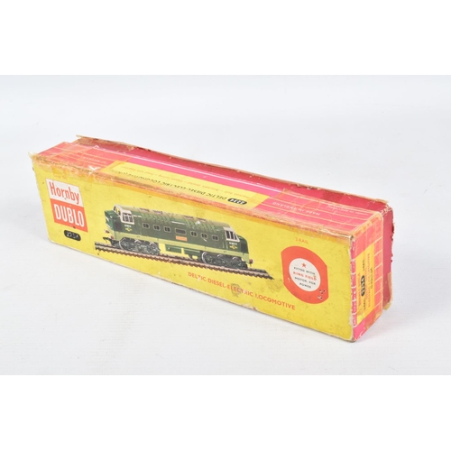 373 - A BOXED HORNBY DUBLO CLASS 55 DELTIC LOCOMOTIVE, 'Crepello' No.D9012, (2234), with an unboxed Hornby... 