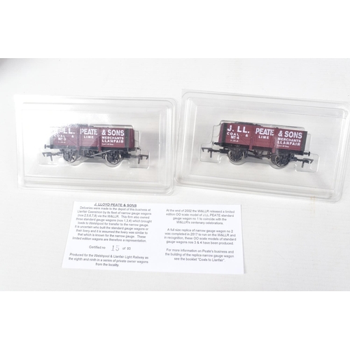 374 - FOUR BOXED  OO GAUGE  DAPOL MODEL RAILWAY  WAGONS, to include a GWR Ale Wagon Twin Pack, Weathered, ... 