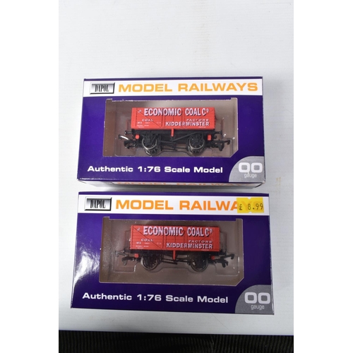 376 - TEN BOXED OO GAUGE DAPOL MODEL RAILWAYS WESSEX WAGONS, to include a WM Furze & Sons Mild Pale Ales U... 