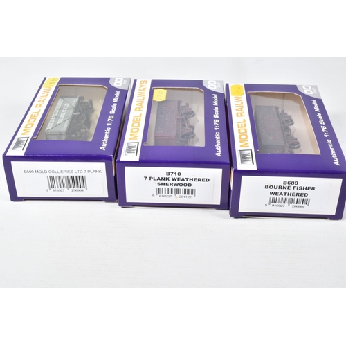 376 - TEN BOXED OO GAUGE DAPOL MODEL RAILWAYS WESSEX WAGONS, to include a WM Furze & Sons Mild Pale Ales U... 