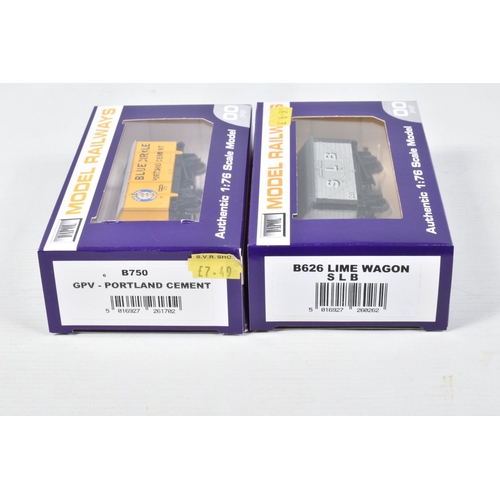 376 - TEN BOXED OO GAUGE DAPOL MODEL RAILWAYS WESSEX WAGONS, to include a WM Furze & Sons Mild Pale Ales U... 