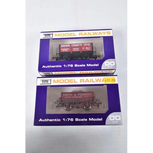 382 - TEN BOXED OO GAUGE DAPOL MODEL RAILWAY WAGONS, to include a Wessex Wagons Scutt Bros Stogumber Brewe... 