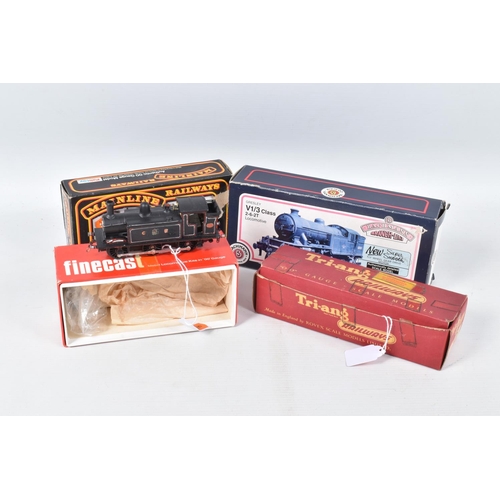 386 - FOUR BOXED OO GAUGE TANK LOCOMOTIVES, constructed Wills Finecast kit of an L.M.S. (ex Caledonian) 0-... 