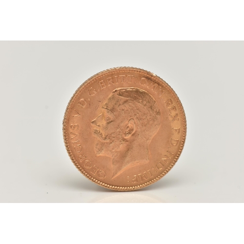 29 - A HALF SOVEREIGN COIN, 1914 George V coin, depicting George and the Dragon, approximate gross weight... 