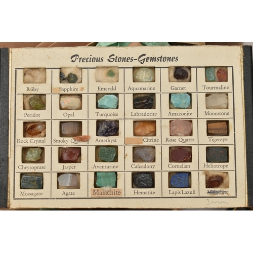 164 - A SELECTION OF LOOSE GEMSTONE CRYSTALS, ROUGH HARDSTONES ETC, to include quartz, corundum, tourmalin... 