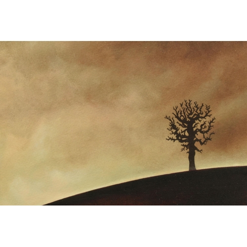 302 - PETER SMITH (BRITISH 1967) 'ON THE HILL OF HOPE', a signed limited edition print on paper depicting ... 