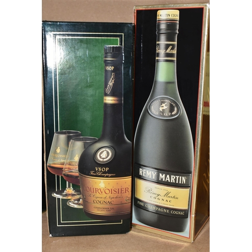 811 - TWO BOTTLES OF COGNAC comprising one bottle of REMY MARTIN Fine Champagne Cognac, 40% vol. 70cl, fil... 