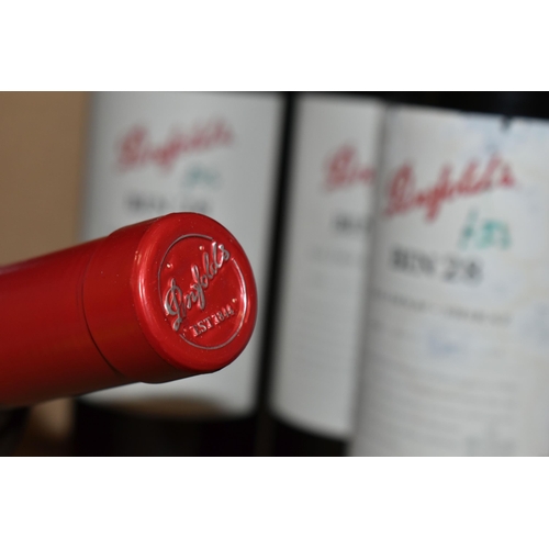 829 - WINE, Four Bottles of PENFOLDS BIN 28 KALIMNA SHIRAZ 2008 (Aus) 14.5% vol. 750ml, all seals intact