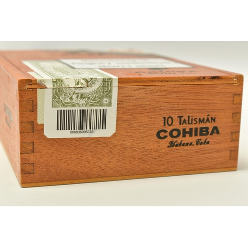 CIGARS, One Box of 10 COHIBA TALISMAN EDICION LIMITADA 2017, 54 ring