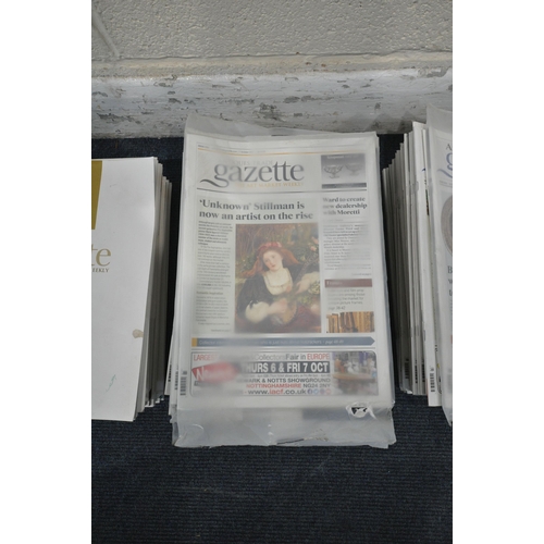 1225 - A BOX CONTAINING A LARGE COLLECTION OF 'ANTIQUES TRADE GAZETTE' MAGAZINES, to include seven copies f... 