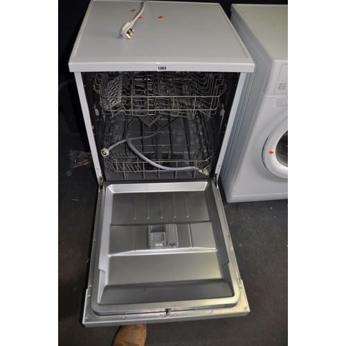 1064 - AN ESSENTIALS CDW60W20 DISHWASHER width 60cm depth 60cm height 85cm (PAT pass, powers up but hasn't ... 