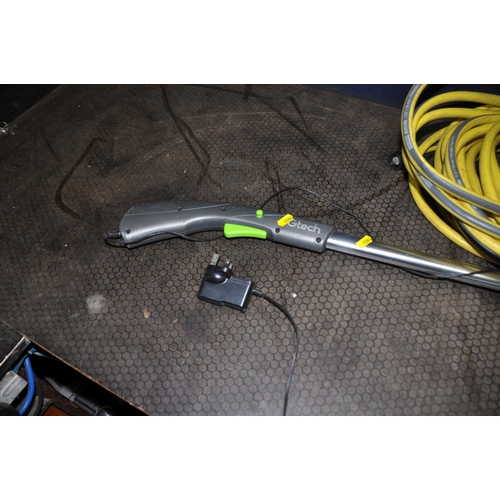 1084 - A G TECH HT05PLUS CORDLESS HEDGE TRIMMER and a Vytronix jet wash with lance and hose pipe (both PAT ... 