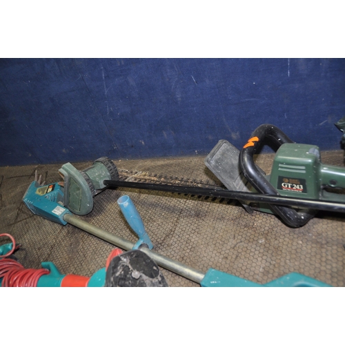 1087 - A BOSCH COMBI TRIM STRIMMER (PAT pass and working), vintage Black and Decker lawn edger, trimmer and... 