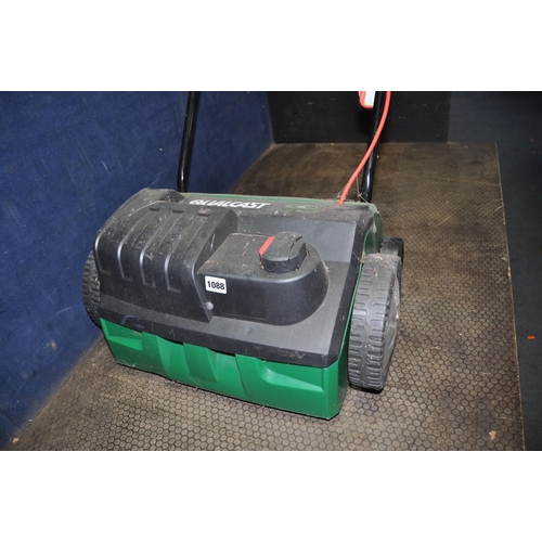 1088 - A QUALCAST LRS32 SCARIFIER (PAT pass and working but no collection box) and a Flymo Vision compact h... 