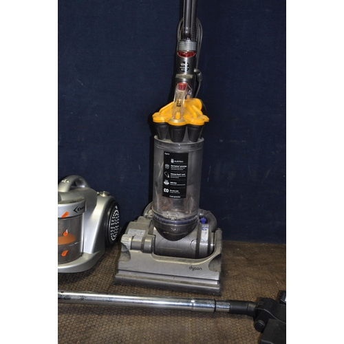 1089 - A DYSON DC 33 MULTI FLOOR UPRIGHT VACUUM CLEANER and a Delta Vacuum cleaner (both PAT pass and worki... 