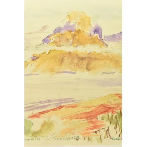 303 - JIMI HENDRIX (1942-1970) 'MOUNTAIN IN THE CLOUDS', a modern proof edition print depicting a landscap... 