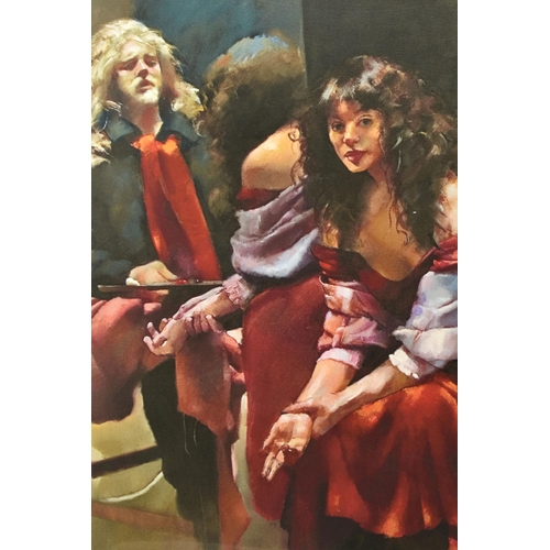 305 - ROBERT LENKIEWICZ (BRITISH 1941-2002) 'THE PAINTER WITH KAREN IN THE STUDIO', a limited edition prin... 