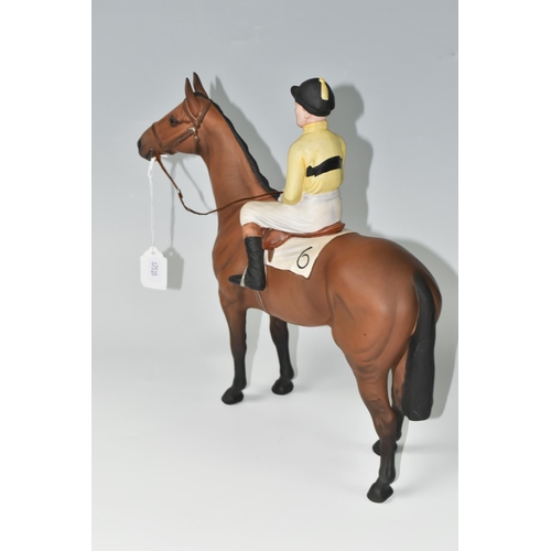 350 - A BESWICK ARKLE FIGURE, Beswick Connoisseur model of Arkle with Pat Taaffe up, from the Connoisseur ... 