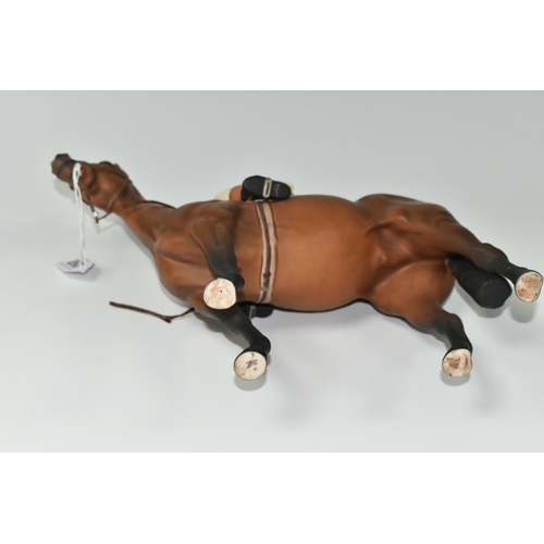 350 - A BESWICK ARKLE FIGURE, Beswick Connoisseur model of Arkle with Pat Taaffe up, from the Connoisseur ... 